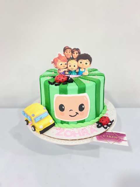 6” Vanilla and Red velvet Tayo the little bus themed birthday cake – Yaa's  Baked Goods Galore
